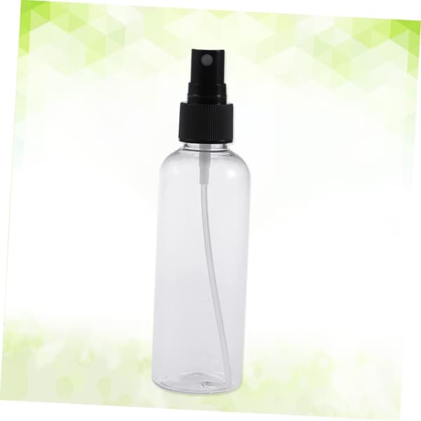 Påfyllningsbara plastsprayflaskor 4 st 100 ml med svart spruta bärbar smink