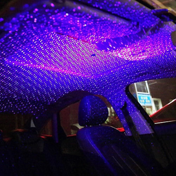 Bil Atmosfære Lampe Led Star Night Lights Projektor