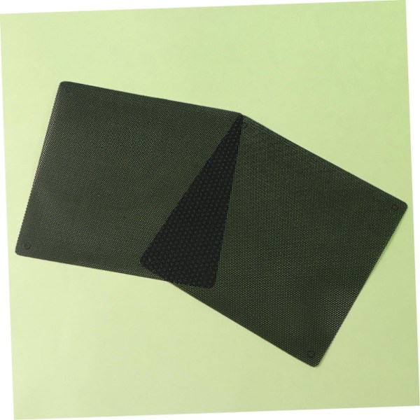 2 kpl PVC-tietokoneen pölysuodatinverkko työpöytäkoneen tuulettimelle 14x14cm