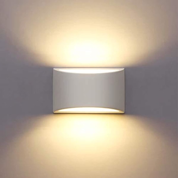 LED Vägglampor Inomhus Modern Vit Gips Väggbelysning