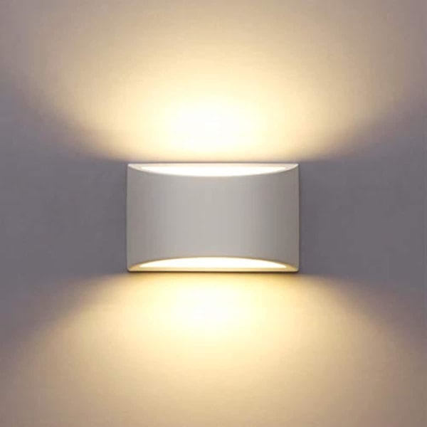 Led Vägglampor Inomhus Modern Vit Gips Wall Wash Lampor