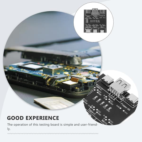 USB-kabeltester USB-C-tester Datakabelkontroller Kortslutningstestkort