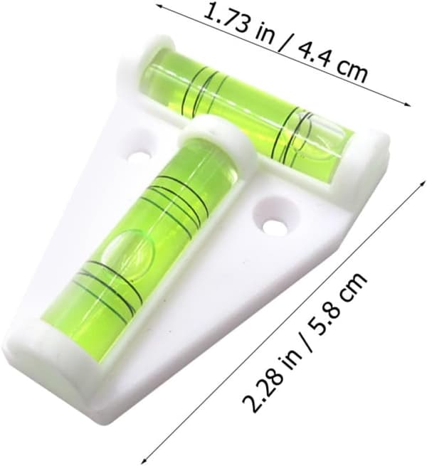Mini magnetisk T-formad vattenpassbubbla med låg profil och magnetisk design
