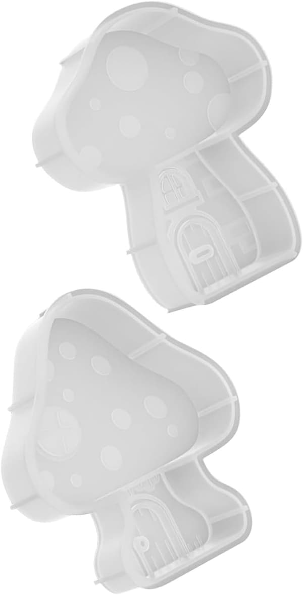 2 stk 3D sopplys silikonformsett for DIY håndlaget duftlys
