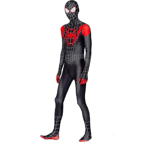 Menn Superhelt Costume Jumpsuit+maske Fancy Suit Rekvisitter 160