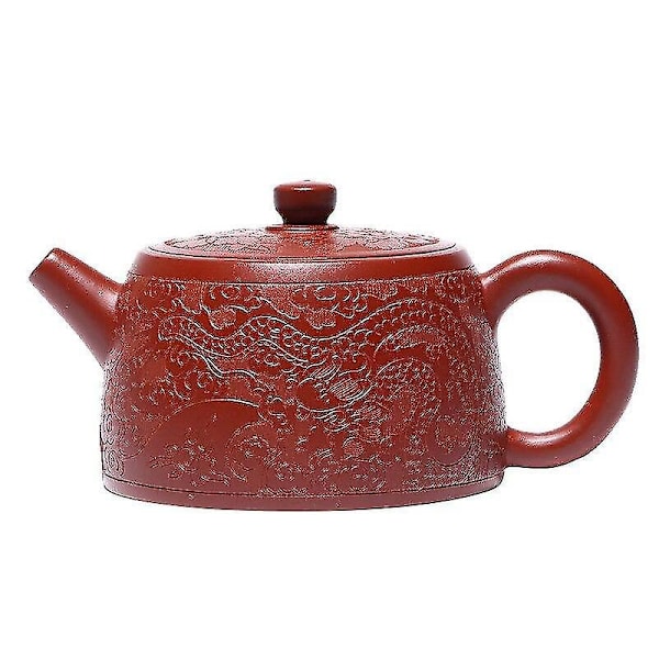 Tekande Dahongpao Dragen og Føniks Kedel