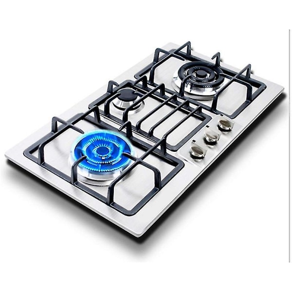 Spishandtag, 6mm Zinklegering Kontrollratt Ugnbrytare Universal Silver Gas Spis Kontrollratt, Passar