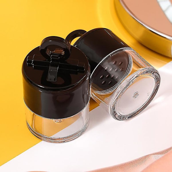Genopfyldeligt Løspudderboks Portabel Pudder Blusher Puff Etui Kosmetik Subboks Pudder Etui