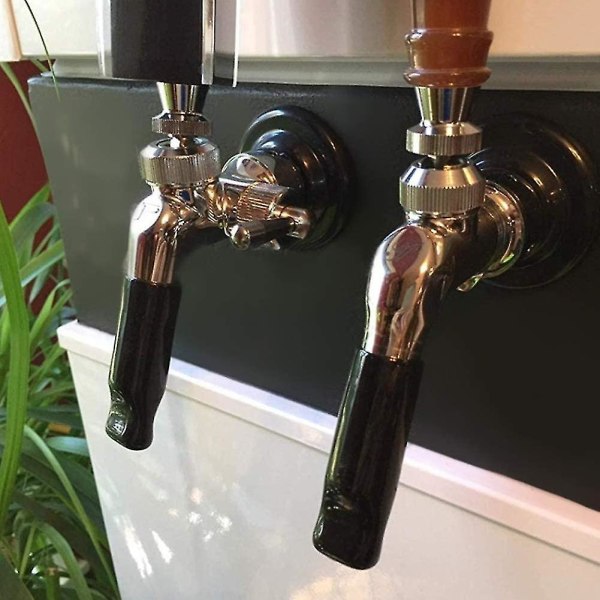 10 st Beerkranöverdrag, Hylsöverdrag Fatkran Ölproduktionstillbehör Svart Kegerator Pluggöverdrag för 15 mm Ytterdiameter Niuniu