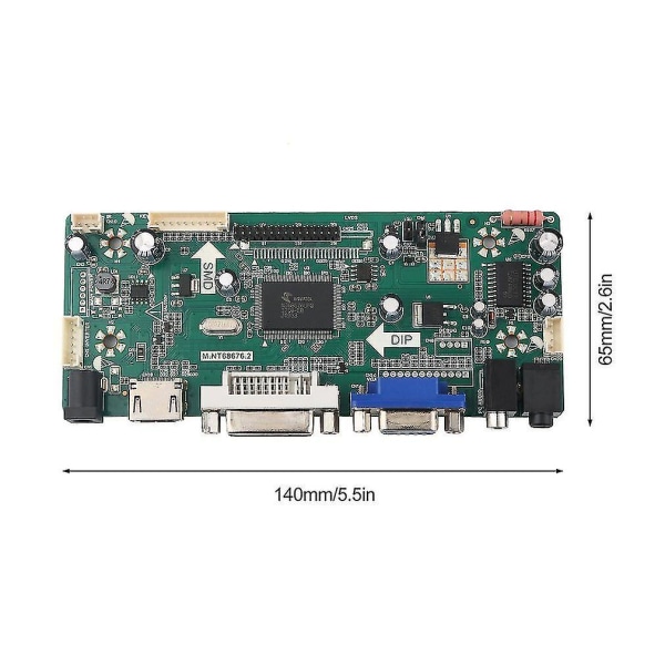 M.NT68676.2A HDMI DVI VGA Audio LCD LED Controller Kit