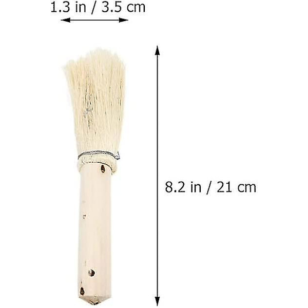 Trepottebørste med langt håndtak Oppvaskbørste Oppvaskbørste Husholdningskjøkkenverktøy for Wok Pot Pan Bowl Dish (8 stk)