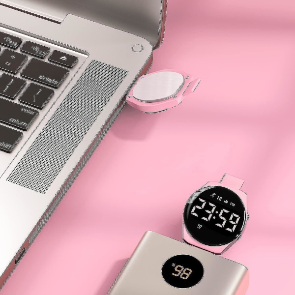 Børne Digital Sport Fitness Tracker Alarm Chronograph Vandafvisende