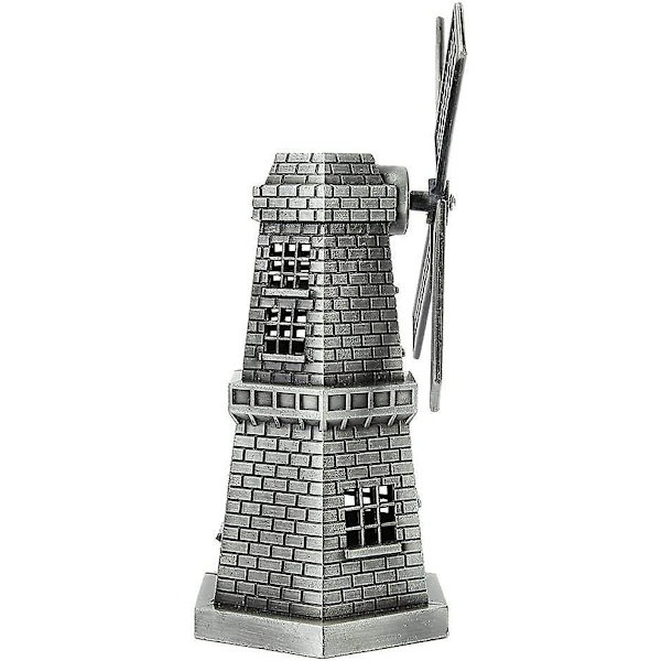 Metallisk Dekorativ Statue, Hollandske Vindmølle Statue Håndsveiset Hjemmedekor Støping Kunst Håndverk Gave