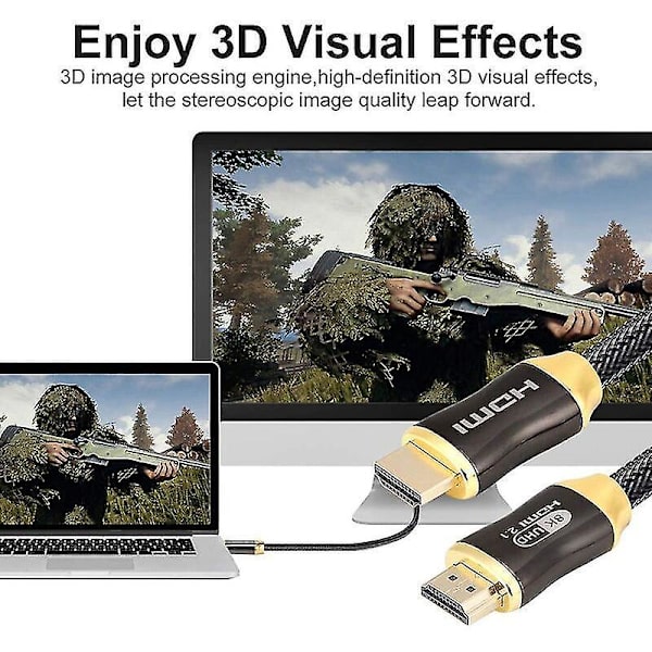 8K HDMI-kaapeli 60Hz 4K 120Hz 48Gbps ARC HDR TV:lle