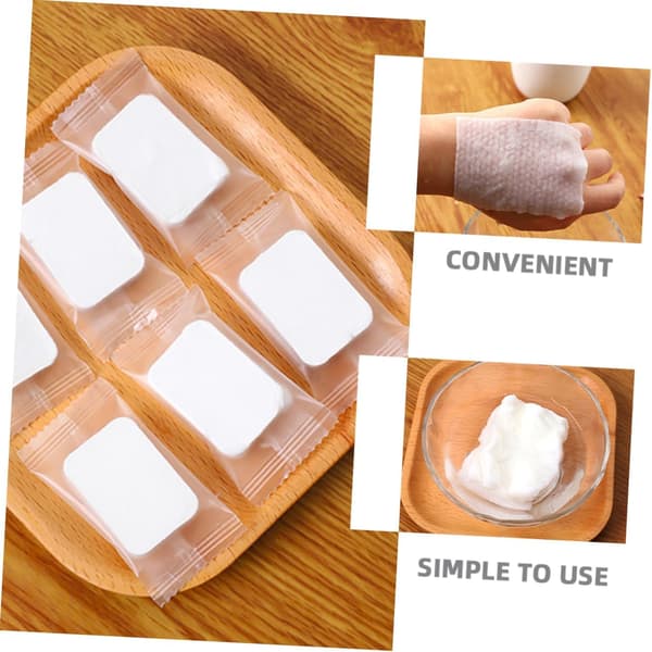Komprimerede makeup-pads til ansigtsrensning til makeupfjerner til ansigtet, brugt i den daglige hudplejerutine