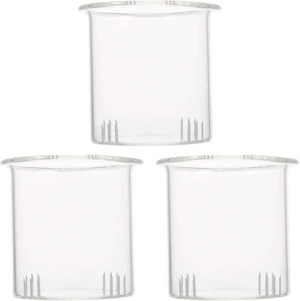 Tesier og aftagelig infuser 3 stk. finmasket filter til 600 ml glastekande egnet
