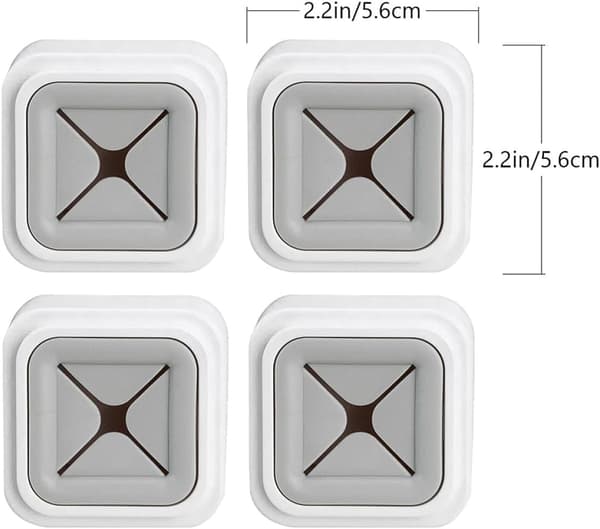 4 stk badehåndkleholder selvklebende håndkleplugg ABS-materiale spikerfri design