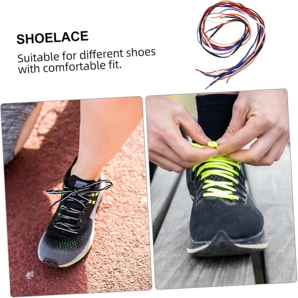 5 par elastiske snørebånd til voksne af holdbare snørebånd til sneakers, problemfri, behagelig pasform, flere farver