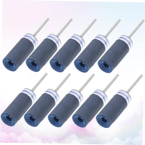 10 stk Sandpapir Slipepinne 2,35 mm 800 Korning Solid Poleringssandpapir Buffingpinne