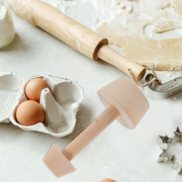 Tre eggterteform bakverkspresser dobbelthodet naturlig tre effektiv tilberedning