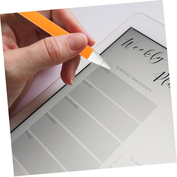 1 stk. Stylus Etui Gulrot Stylus Deksel Touch Penn Stylus Beskyttelsesdeksel Touchskjerm Penn Erme Deksel