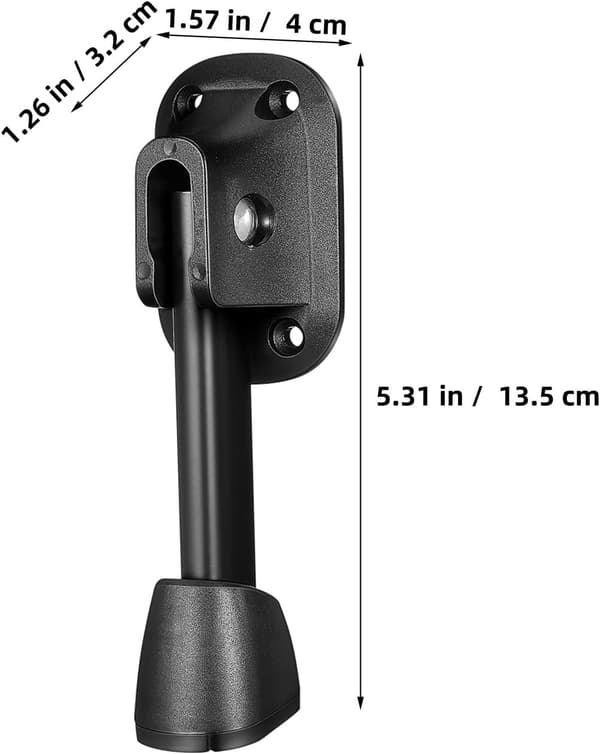 4 stk sammenleggbare bordben i jern, solid design, svart, kraftig for kontor- og spisebord