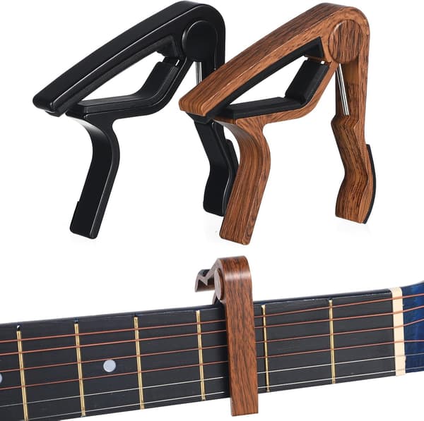 2 st trägitarr-capo gitarr-capo-ersättning med säker passform och anpassning till halsprofiler