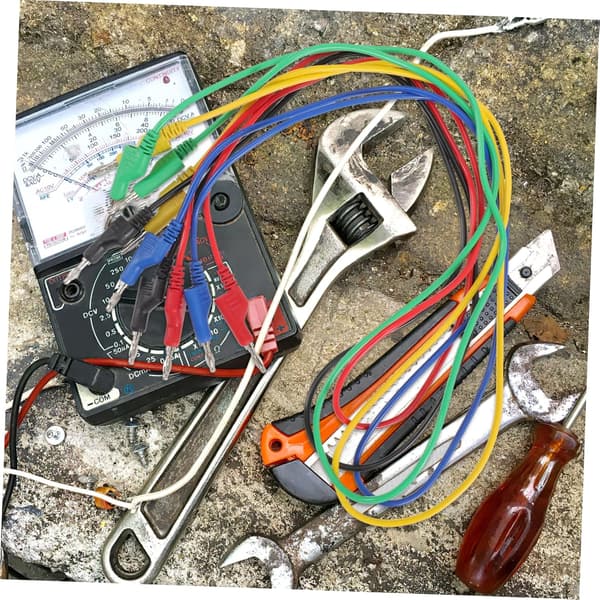 10 stk bananpluggledninger for multimeter testing Multimeterledninger bananplugger