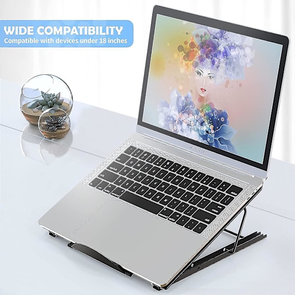 Laptopställ Fällbart Bärbart Ventilerat Skrivbordsställ