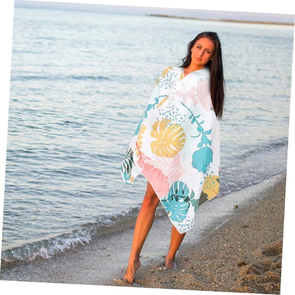 Hurtigtørrende Håndklæde Mikrofiber Sommer Pool og Strand Badehåndklæde Moderne Design