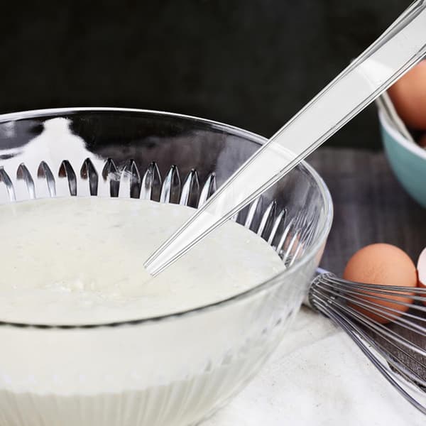 3 stk. store graderte plastpipetter dryppsett for baking og matlaging