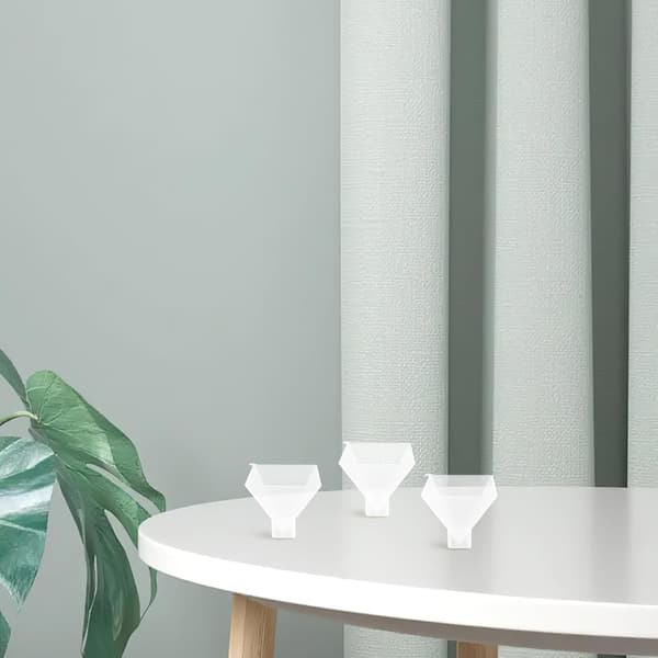 DIY Høj Gennemsigtighed Silikone Pyramideform 2 tommer til Harpiksstøbning, Pyramideform Håndværksform