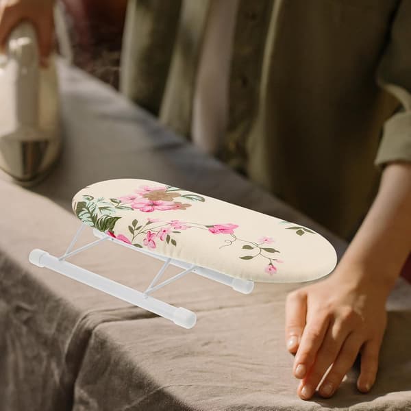 Vikbar strykbräda Bärbar strykbräda Kompakt design Vikbart stålstöd Tyg Stål Plast