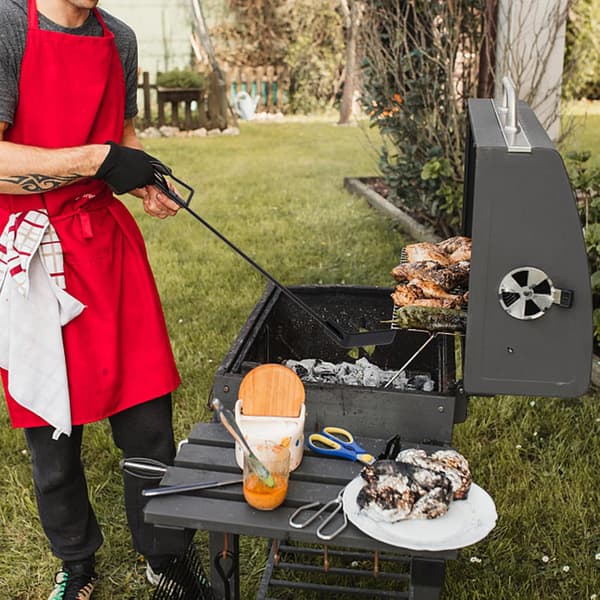 Grill Askespade Lett Ergonomisk Design Jernlegering