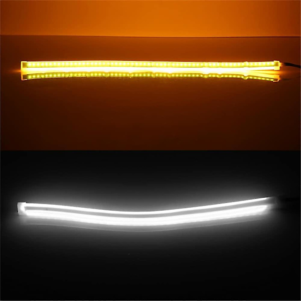 2 stk LED DRL Bil Lys Dagkørselslys Vandafvisende