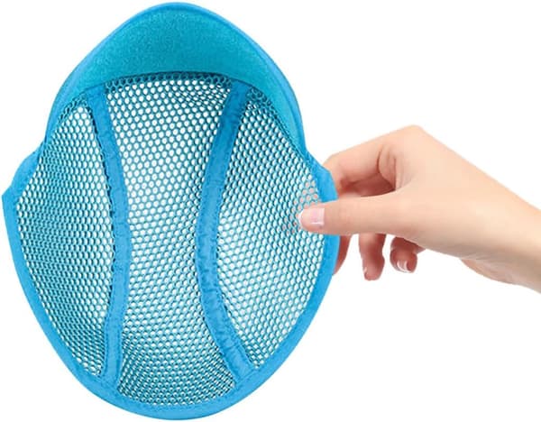 Blå svedbånd til sikkerhedshjelm, åndbar ventilationsforing