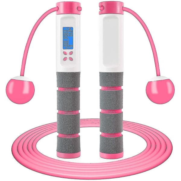 Jump Rope, Digital Weighted Handle Workout Jumping Rope With Calorie Counter