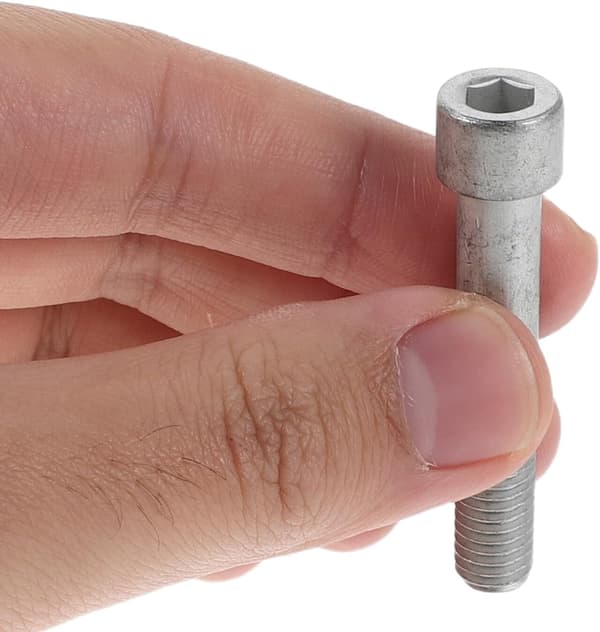 8 stk. M8 cykelsadelpindsklembolte i rustfrit stål med quick release