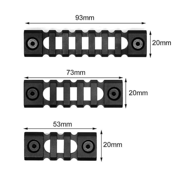 Lättvikts Picatinny-skena Handguard Mount