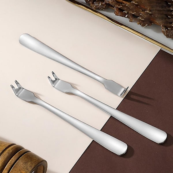 Bestik BBQ Kødfork, Spidspindegaffel, Kødfork, Udendørs Picnic, Offentlig Gaffel Grill (4 stk)