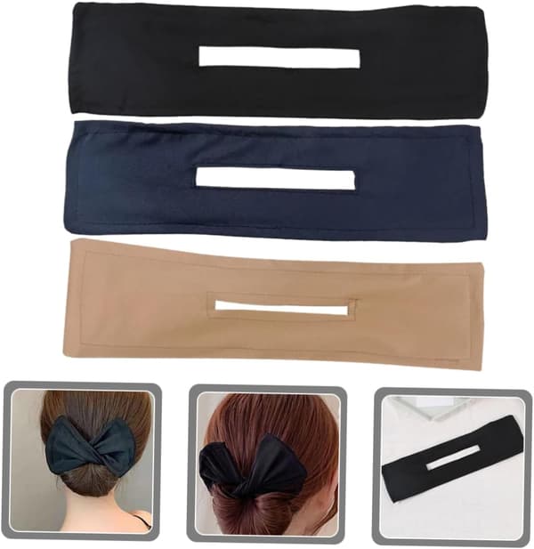 Stk. Lazy Hair Curler Bun Maker til kvinder Nem Bun Maker Sløjfe til tyndt hår
