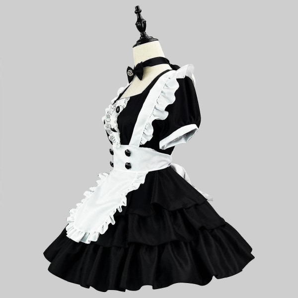 Dam Anime Fransk Lolita Franskt Förkläde Fin kostym 4XL