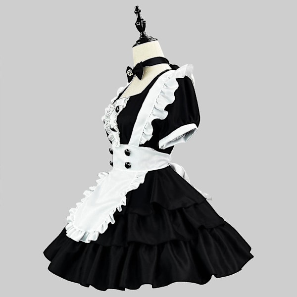 Kvinners Anime Fransk Lolita Fransk Forkle Fancy Kostyme 4XL