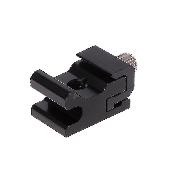 Blixtfäste för Hot Shoe, Stativfäste, Adapter, Utlösarhållare, Kamera Tillbehör (2 stycken, Svart)