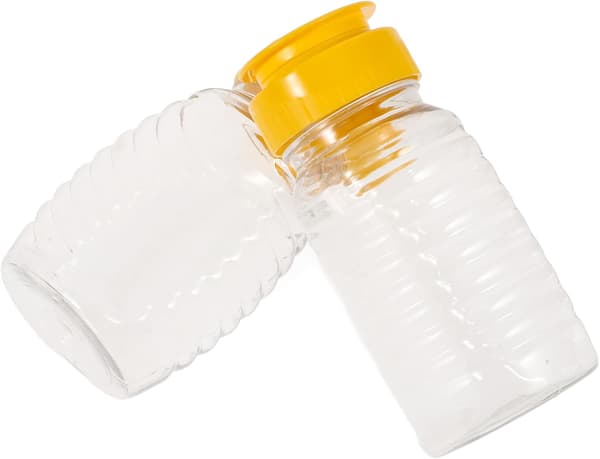 2 st honungsflaska salladssåsflaskor 105 ml plast läckagesäker bekväm dosering