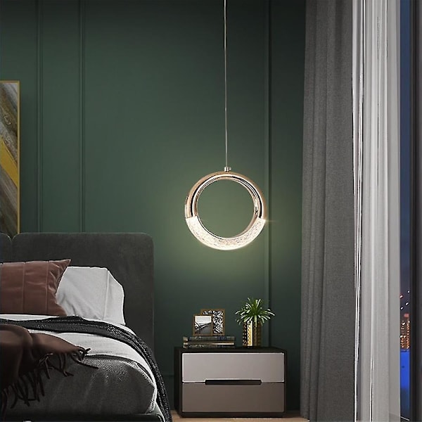 Sängbordskrona Rund Liten Kronlampa