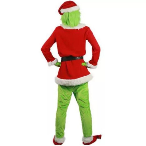 Aikuisten Grinch Costume Fancy Outfit set XL