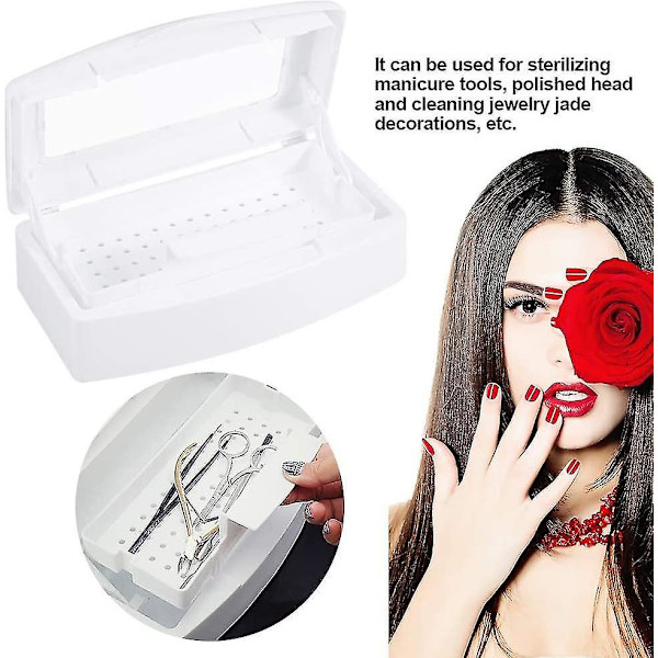 UV Dis Box Steriliser Plast Negleværktøjs Dis Beholder