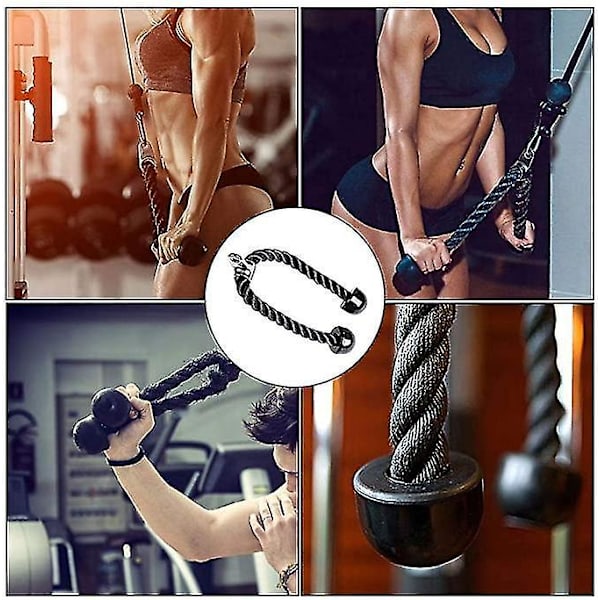 Universal Tricep Rope Pull Down 28 Tommer Hjemme Gym