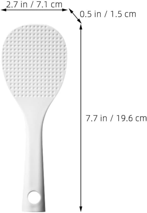 Ergonomisk risslev med non-stick PP-material, slitstark rissked